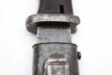 Bayonet K98 manufacturer F. Herder, matching numbers with WaA stamp