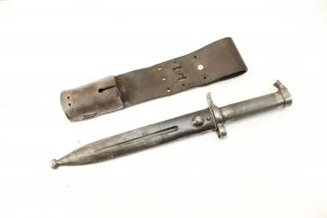 Sweden bayonet with belt shoe for M 1896 for Mauser rifles, extensively stamped