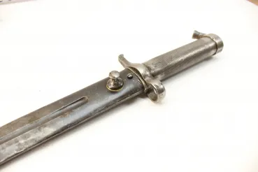 Sweden bayonet with belt shoe for M 1896 for Mauser rifles, extensively stamped