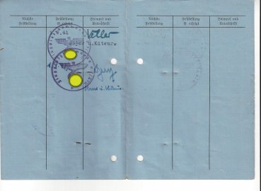 Luftwaffe radio operator's license, military radio operator's license from Greifswald