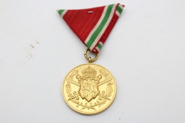 Bulgarien Kriegserinnerungsmedaille 1915-1918 am Band