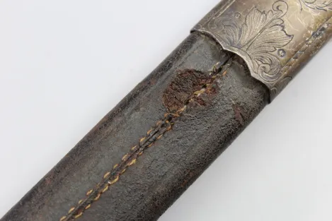 Bear Hunter / Hunting Sword with Silver Fittings 1853