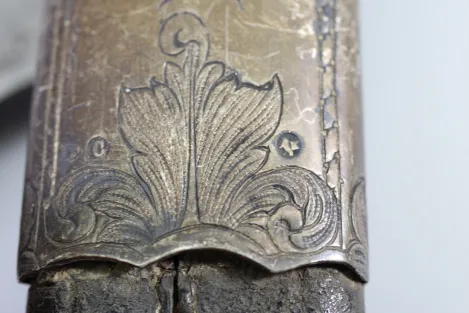 Bear Hunter / Hunting Sword with Silver Fittings 1853