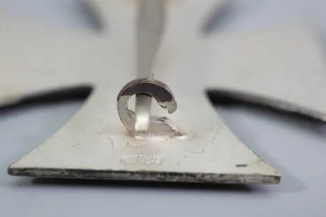 Eisernes Kreuz 1.Klasse 1939 Ek1 an Nadel "L/54" im Etui, Etui markiert