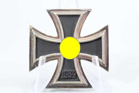 Eisernes Kreuz 1.Klasse 1939 Ek1 an Nadel "L/54" im Etui, Etui markiert