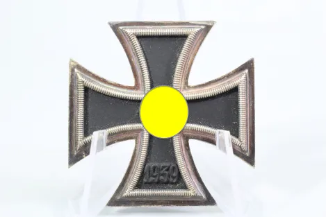 Eisernes Kreuz 1.Klasse 1939 Ek1 an Nadel "L/54" im Etui, Etui markiert