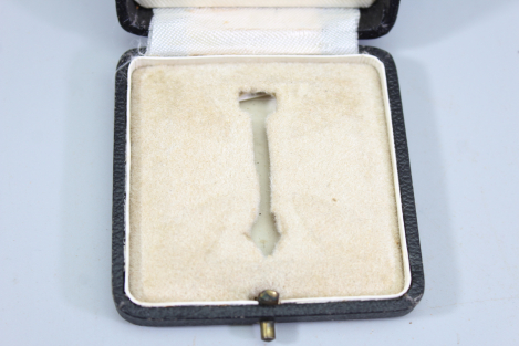 Eisernes Kreuz 1.Klasse 1939 Ek1 an Nadel "L/54" im Etui, Etui markiert