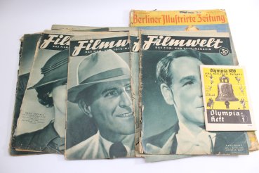 Collection of Berliner Illustrierte and Filmwelt newspapers