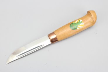 Finnish hunting knife, knife 1940 in leather sheath