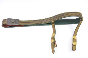 Preview: Forstkoppel Dienst Gehänge für Säbel aus dem Herzogtum Sachsen Altenburg
