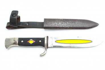 HJ travel knife Klittermann & Moog GmbH / HAAN near Solingen 1937