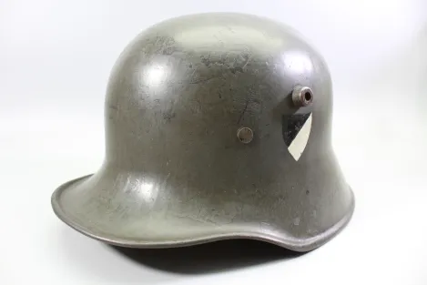 Original M18 Reichswehr Stahlhelm TJ66 C. Thiel & Söhne – Hpt. Walter – mit 2 Kurt-Walter-Marken