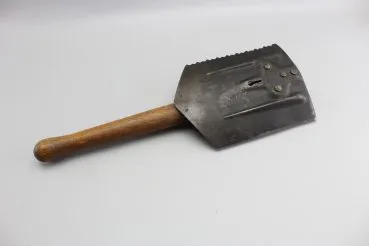 GDR NVA folding spade, marked Made in GDR