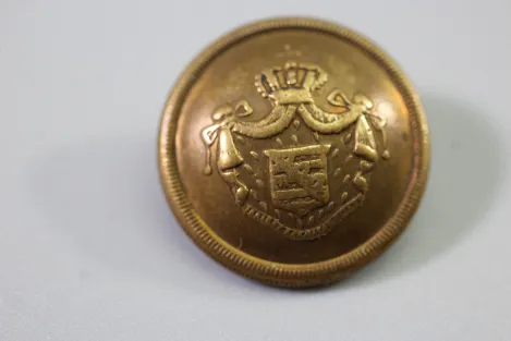 13x Original Metal Uniform Buttons, Liverre Style