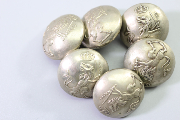 Silberne Uniformköpfe für Staatsbeamte Bayern