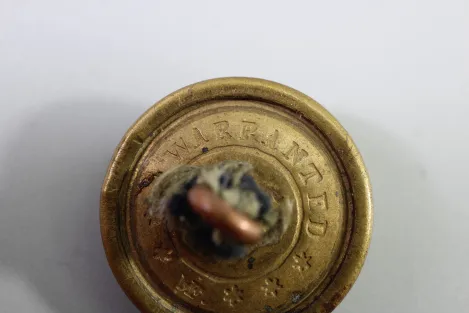 2x Original Metall Uniform Knopf, Uniformknopf für Artillerie