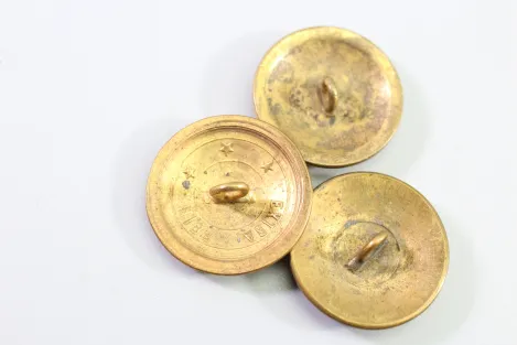 Original metal uniform button, uniform button for Saxon uniforms