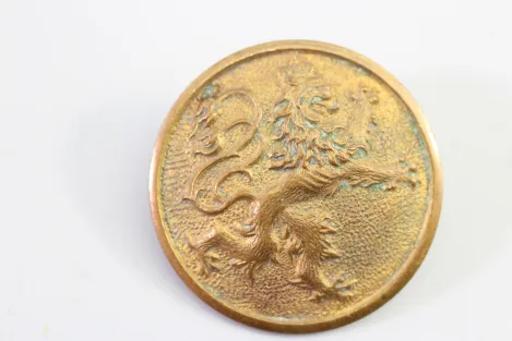 Livree Uniformknopf Messing farbener bayerischen Sergeanten Knopf.