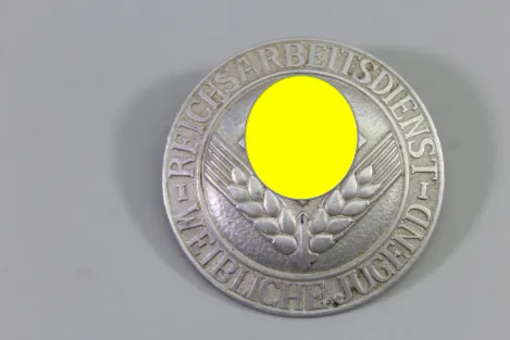 Reichsarbeitsdienst der weiblichen Jugend RADwJ Brosche für Arbeitsmaid