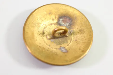 Livery uniform button, metal button, uniform button, from an old uniform tailor's shop, original piece