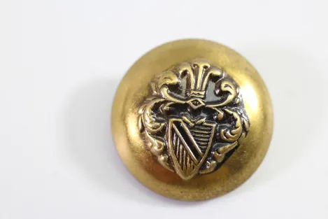 Livree Uniformknopf Knopf aus Metall, Uniform Knopf, original