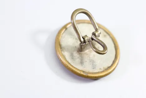 Livery uniform button, metal button, uniform button, from an old uniform tailor's shop, original piece