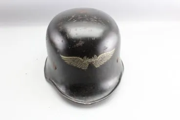 Blauer Stahlhelm Luftschutz Gladiator Reichsluftschutzbund