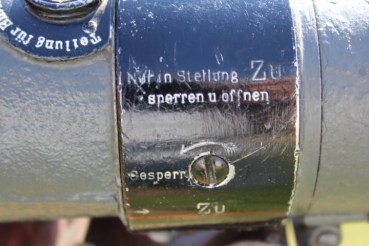 Wehrmacht Entfernungsmesser 34 Carl Zeiss Jena EM 34 im Schweizer Lederköcher, EM 0,8m