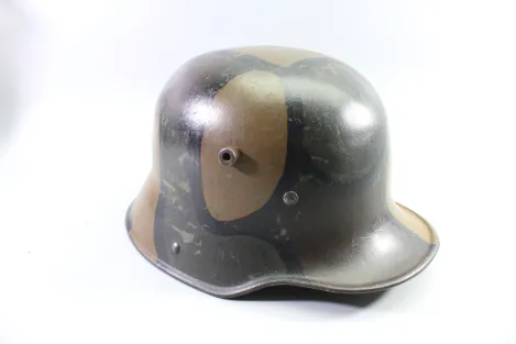 Original M16 Stahlhelm Mimikry Tarnanstrich – SI 66 – 1. Weltkrieg – Deutscher Helm