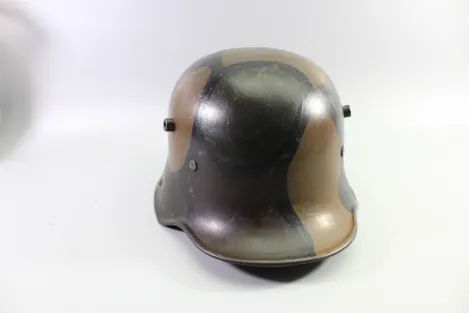 Original M16 Stahlhelm Mimikry Tarnanstrich – SI 66 – 1. Weltkrieg – Deutscher Helm