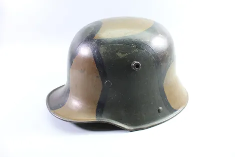 Original M16 Stahlhelm Mimikry Tarnanstrich – SI 66 – 1. Weltkrieg – Deutscher Helm