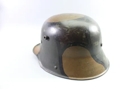 Original M16 Stahlhelm Mimikry Tarnanstrich – SI 66 – 1. Weltkrieg – Deutscher Helm