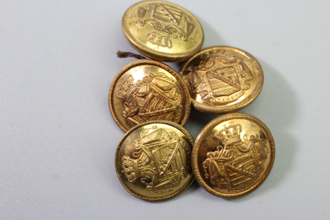 Livree Uniformknopf Knopf  aus Metall, Uniform Knopf, Preis pro Knopf