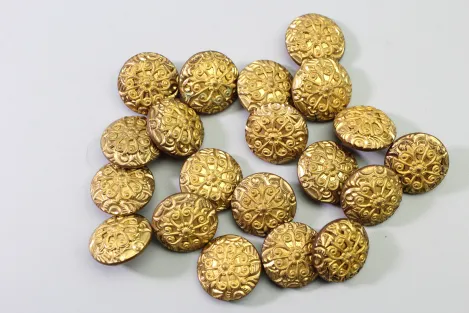 175 Original Livery & Traditional Costume Buttons Made of Metal – Vintage Stock from a Uniform Tailor