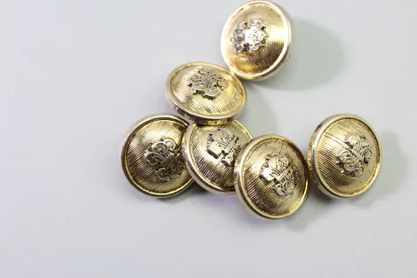 175 Original Livery & Traditional Costume Buttons Made of Metal – Vintage Stock from a Uniform Tailor