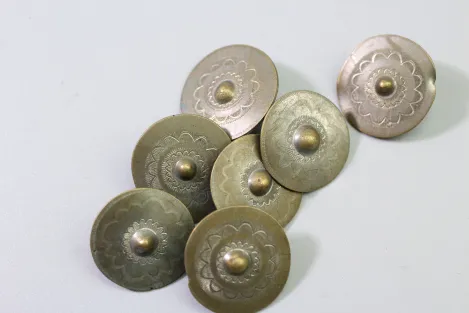 175 Original Livery & Traditional Costume Buttons Made of Metal – Vintage Stock from a Uniform Tailor
