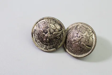 175 Original Livery & Traditional Costume Buttons Made of Metal – Vintage Stock from a Uniform Tailor