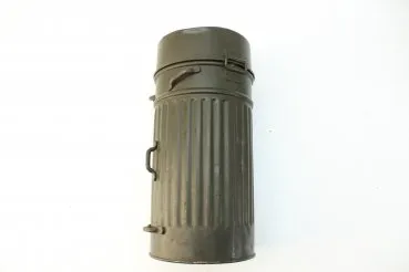 Wehrmacht gas mask box with manufacturer and date, John AG 1934