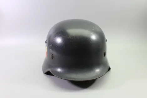 Original Wehrmacht Stahlhelm M35 Luftwaffe SE66 Doppel-Emblem