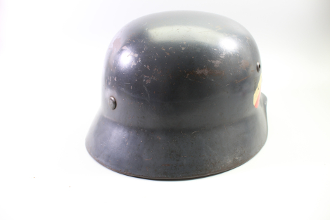 Original Wehrmacht Stahlhelm M35 Luftwaffe SE66 Doppel-Emblem