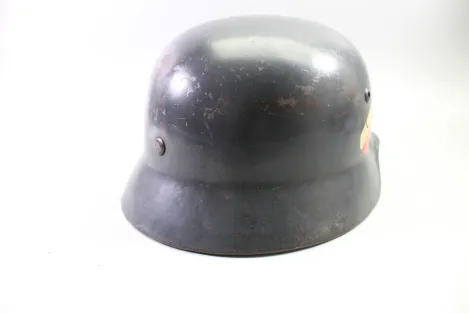 Original Wehrmacht Stahlhelm M35 Luftwaffe SE66 Doppel-Emblem