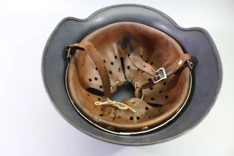 Original Wehrmacht Stahlhelm M35 Luftwaffe SE66 Doppel-Emblem