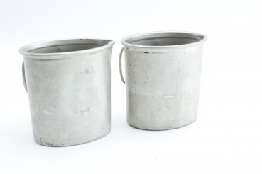 2x cups for canteen manufacturers FSS38 and LD Sommerfeld 08 Berlin