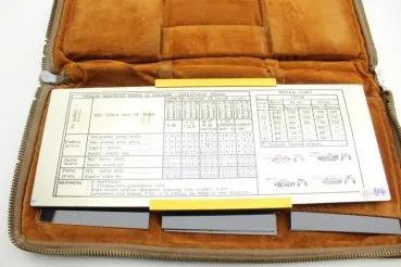 Tank shelling calculator with 5 target plates