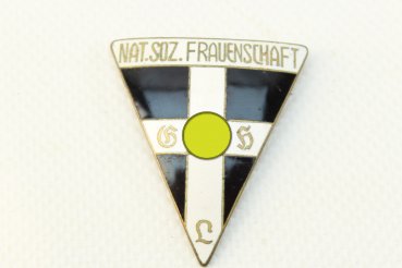 Abzeichen der Nationalsozialistische Frauenschaft RZM Hersteller 46, komplett, gut erhalten