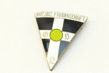 Abzeichen der Nationalsozialistische Frauenschaft RZM Hersteller 46, komplett, gut erhalten
