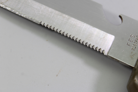 German Army combat knife, FES with stainless steel blade