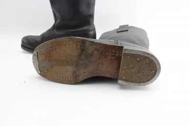 Wehrmacht Leder Stiefel Knobelbecher Schaftstiefel mit Hufeisen