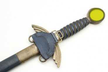 Luftwaffe Schwert für Offiziere, Offiziersschwert, Fliegerschwert Hersteller SMF LW Abnahmestempel  