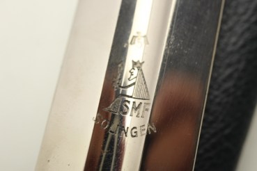 Luftwaffe Schwert für Offiziere, Offiziersschwert, Fliegerschwert Hersteller SMF LW Abnahmestempel  